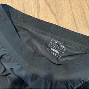 Adidas Black Lined Yoga Shorts M